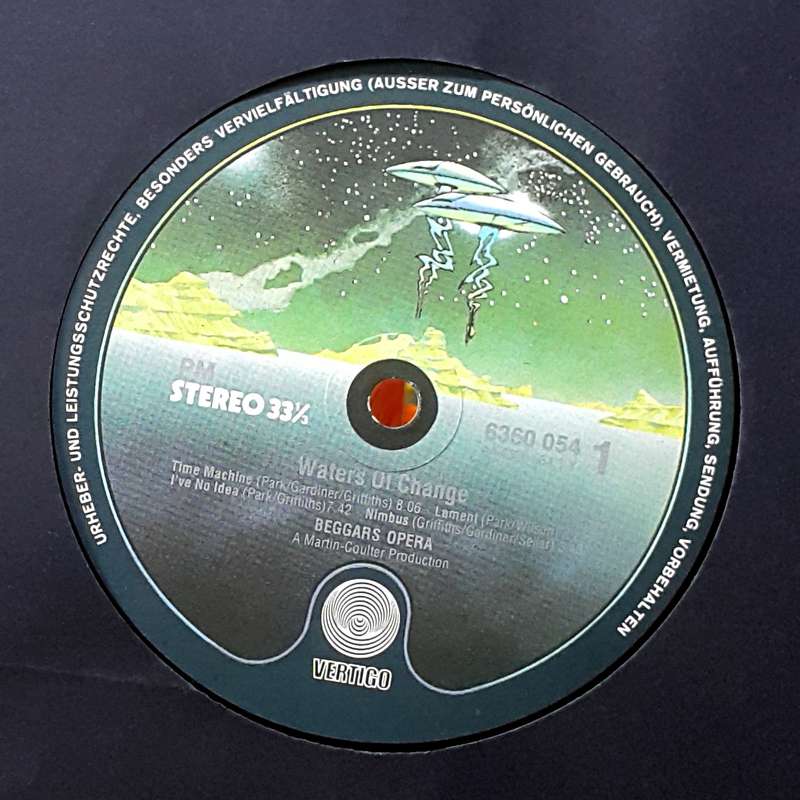 BEGGARS OPERA - WATERS OF CHANGE Vinyl, LP, Album, Reissue, Repress, Gatefold Country: Germany