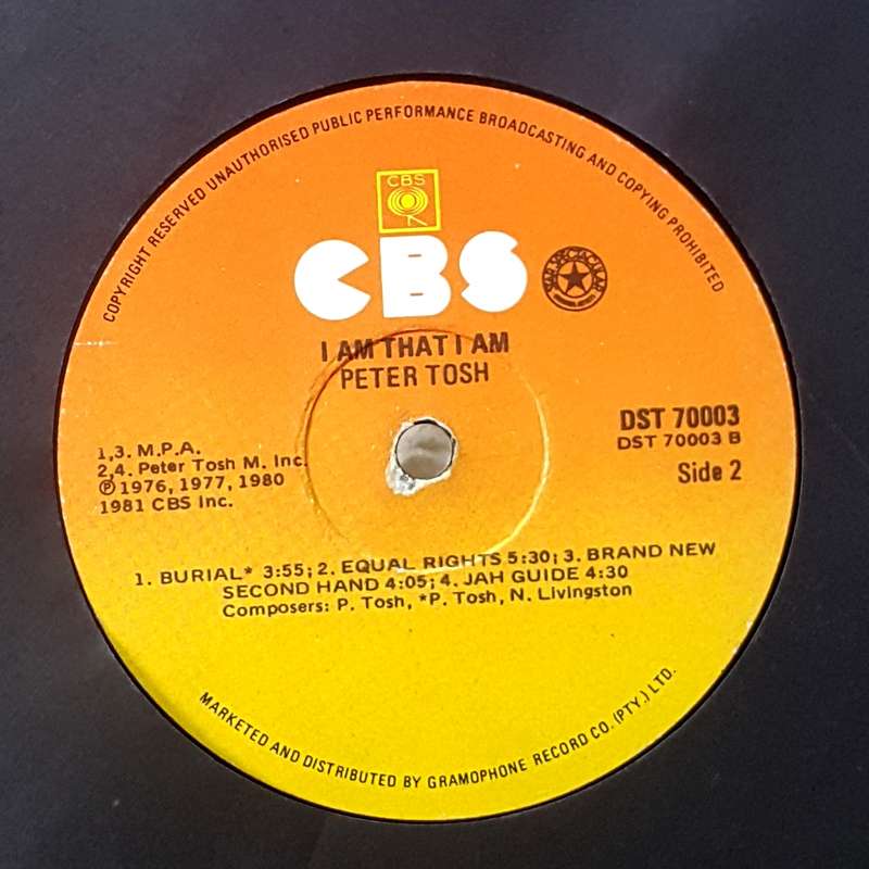 PETER TOSH - I AM THAT I AM 2 x Vinyl, LP, Compilation Country: South Africa Released: 1981