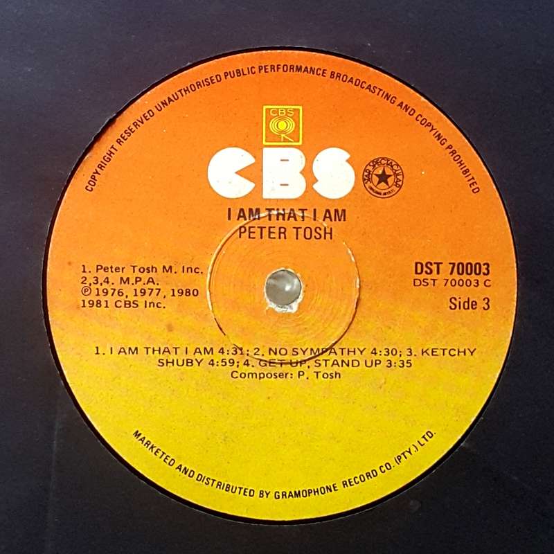 PETER TOSH - I AM THAT I AM 2 x Vinyl, LP, Compilation Country: South Africa Released: 1981