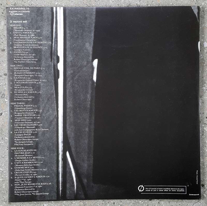 EDITH PIAF -PORTRAIT OF - 25 OF HER GREATEST HITS 2 × Vinyl, LP, Compilation, Country South Africa