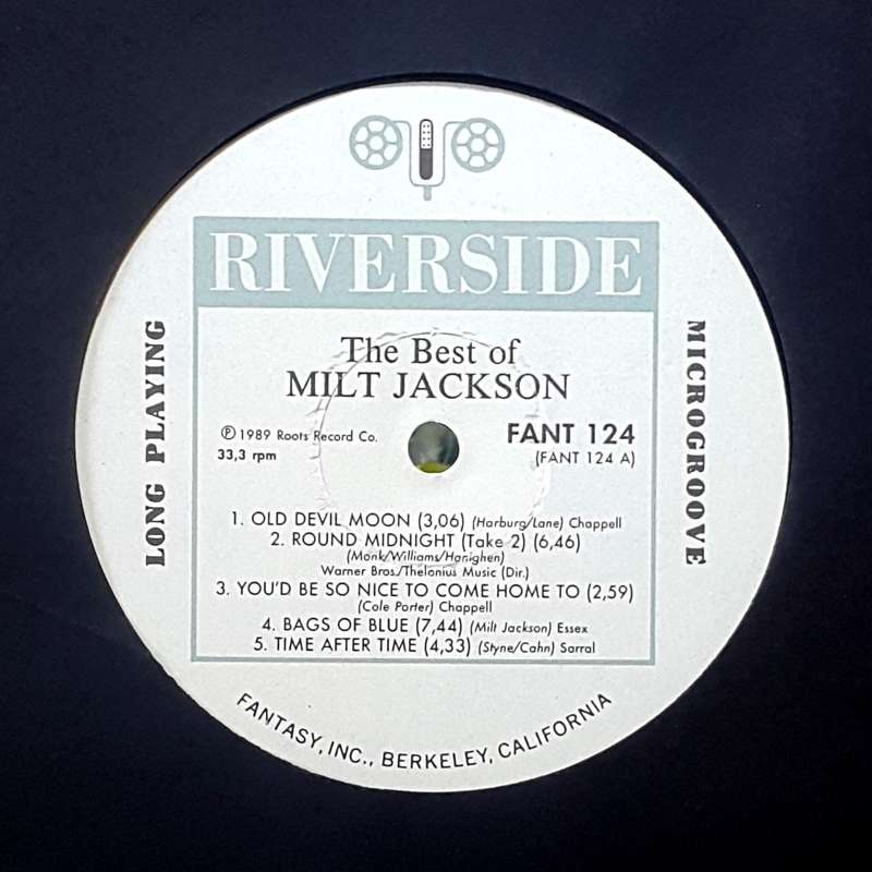 MILT JACKSON - THE BEST OF MILT JACKSON Vinyl, LP, Compilation Country: US Released: 1989