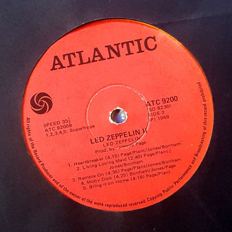 LED ZEPPELIN -  LED ZEPPELIN II  Vinyl, LP, Album, Gatefold Country: South Africa Released: 1969