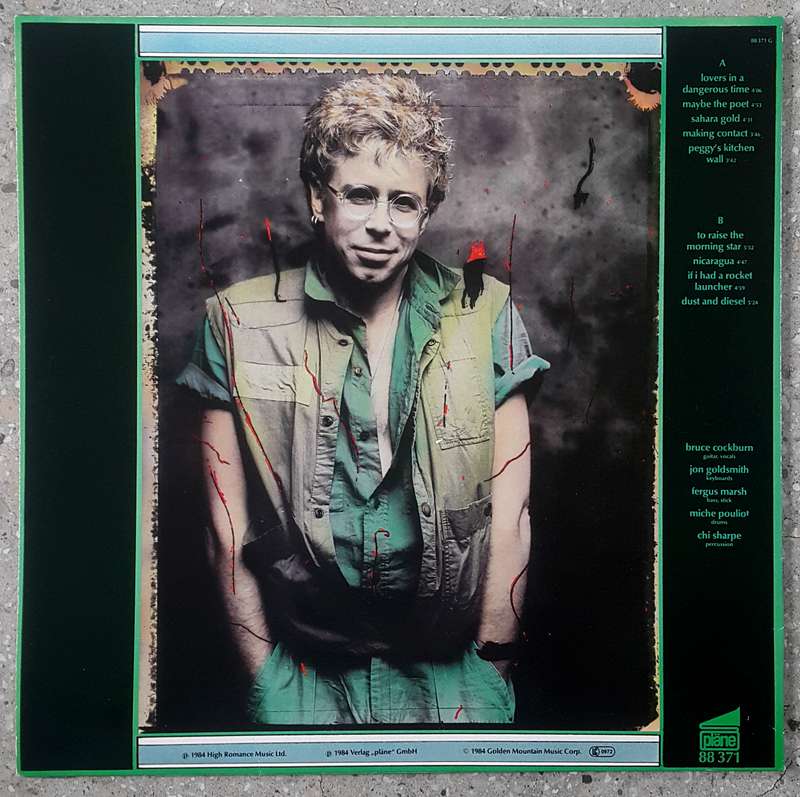 BRUCE COCKBURN - STEALING FIRE Vinyl, LP, Album, Stereo Country: Germany Released: 1984
