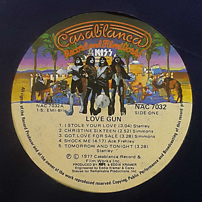 KISS - LOVE GUN - Vinyl, LP, Album Country: South Africa Released: 1977