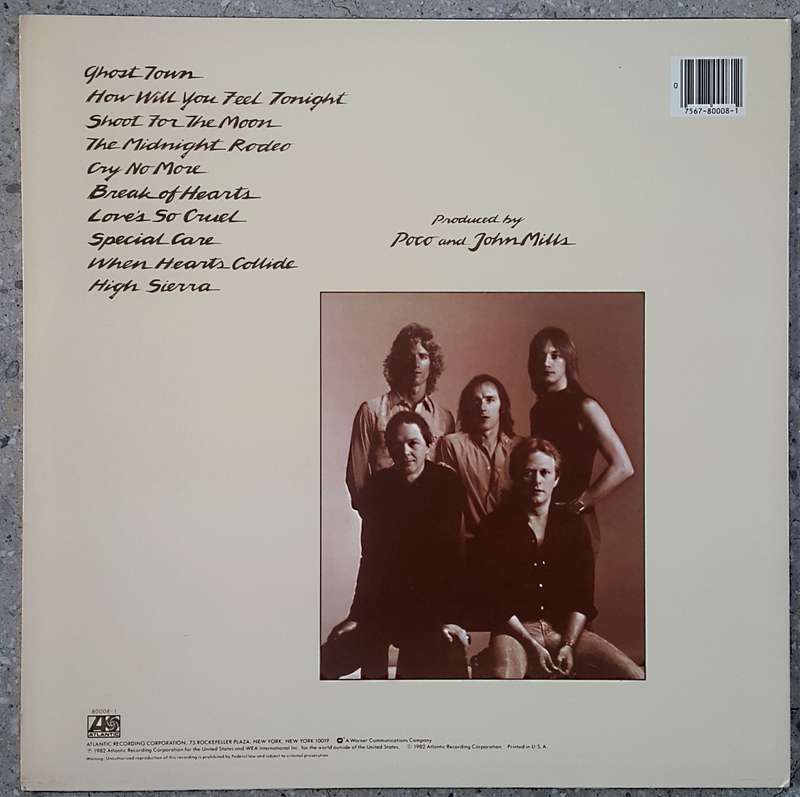 POCO - GHOST TOWN Vinyl, LP, Album, Stereo, Specialty Records Pressing Country: US Released: 1982