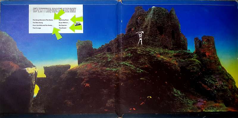 LED ZEPPELIN - HOUSES OF THE HOLY Vinyl, LP, Album Country: South Africa Released: 1973