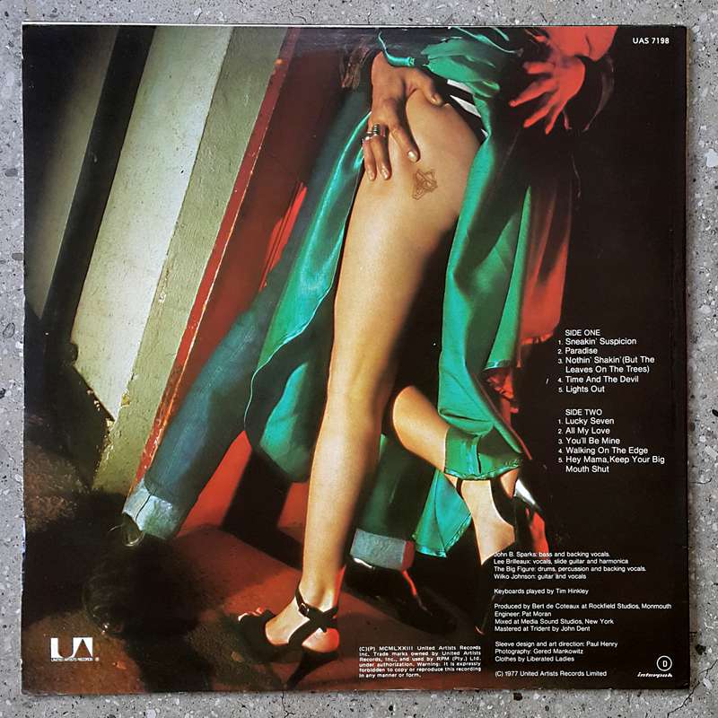 DR FEELGOOD - SNEAKIN' SUSPICION Vinyl, LP, Album Country: South Africa Released: 1977