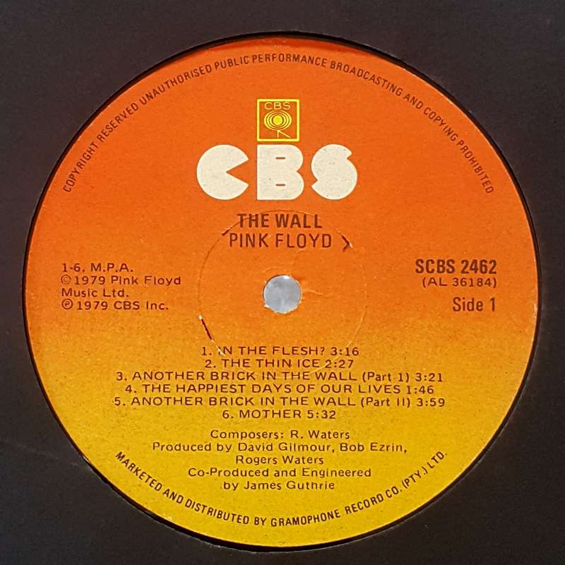 PINK FLOYD - THE WALL 2 × Vinyl, LP, Album, Gatefold Country: South Africa Released: 1979