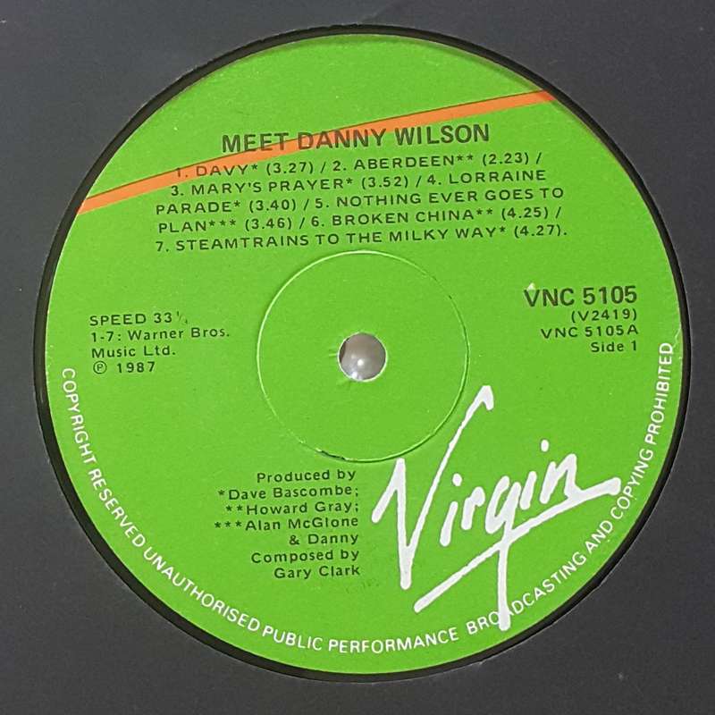 DANNY WILSON - MEET DANNY WILSON Vinyl, LP, Album Country: South Africa Released: 1987