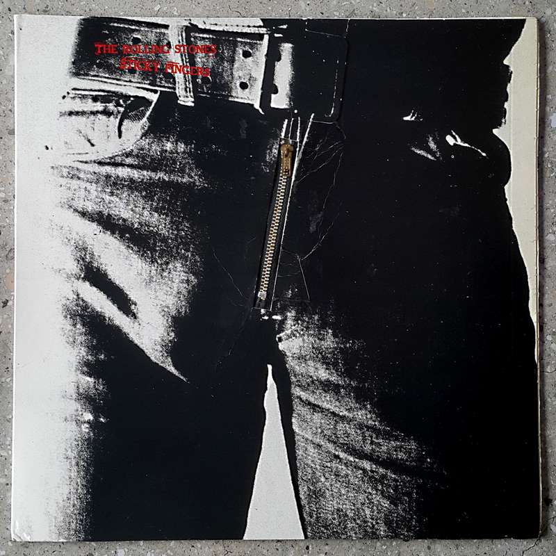 THE ROLLING STONES - STICKY FINGERS Vinyl, LP,  Stereo, PR - Presswell Pressing, Zipper USA 1971