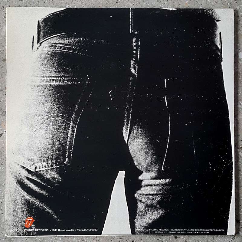 THE ROLLING STONES - STICKY FINGERS Vinyl, LP,  Stereo, PR - Presswell Pressing, Zipper USA 1971