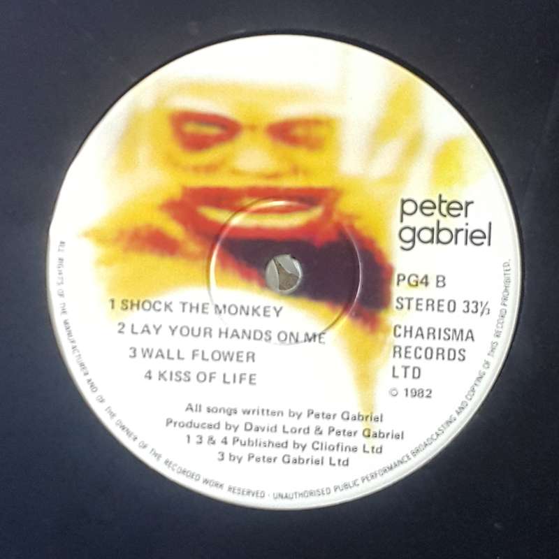 PETER GABRIEL - PETER GABRIEL Vinyl, LP, Album, Stereo Country: UK Released: 1982