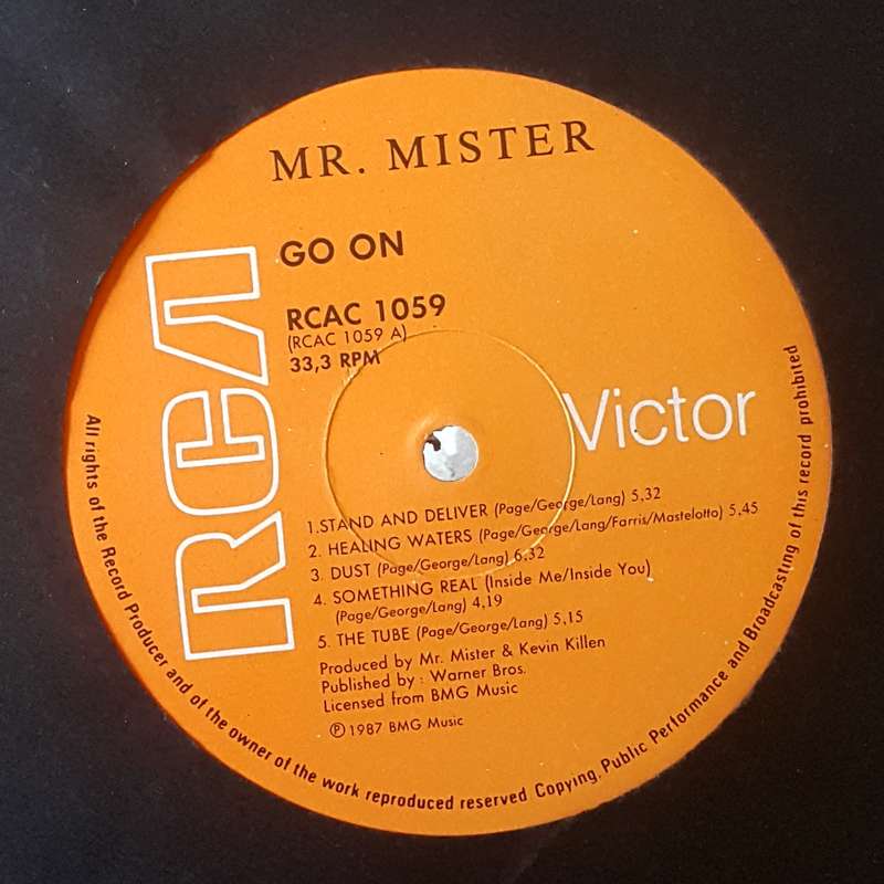 MR MISTER - GO ON... Vinyl, LP, Album Country: South Africa Released: 1987