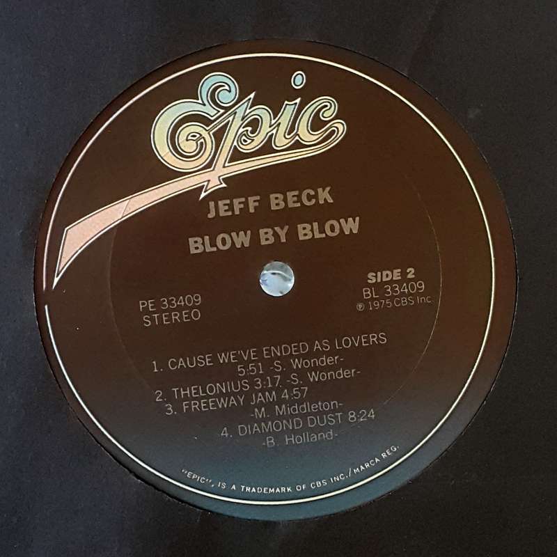 JEFF BECK - BLOW BY BLOW Vinyl, LP, Album, Stereo, Country: US Released: 1975