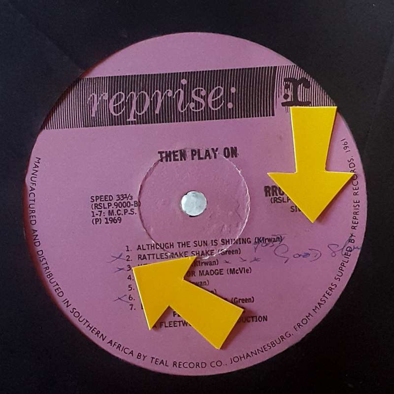 FLEETWOOD MAC - THEN PLAY ON Vinyl, LP, Album, Stereo Country: South Africa Released: 1969