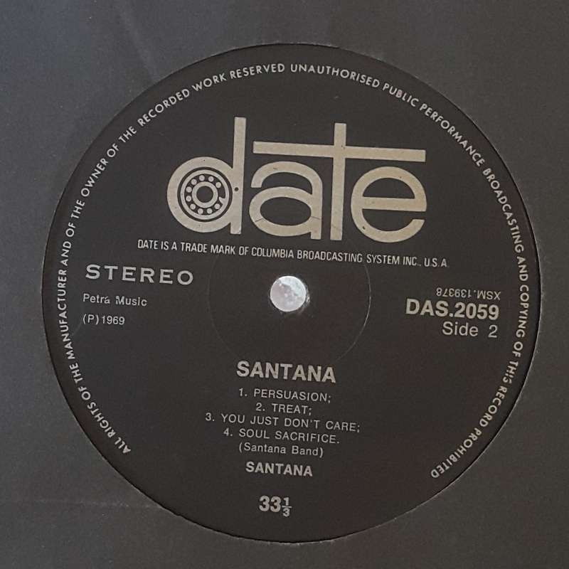 SANTANA - SANTANA Vinyl, LP, Album Country: South Africa Released: 1971