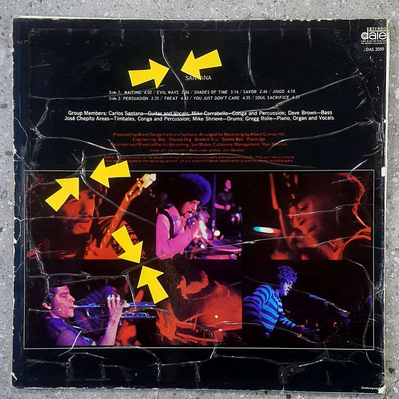 SANTANA - SANTANA Vinyl, LP, Album Country: South Africa Released: 1971