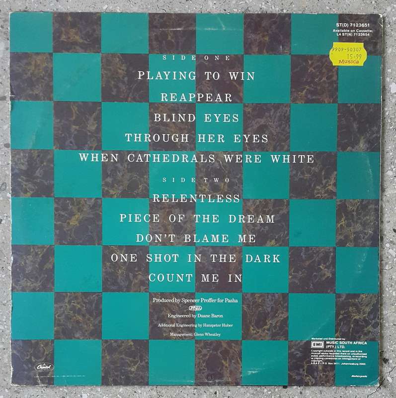 LITTLE RIVER BAND - PLAYING TO WIN Vinyl, LP, Album Country: South Africa Released: 1984