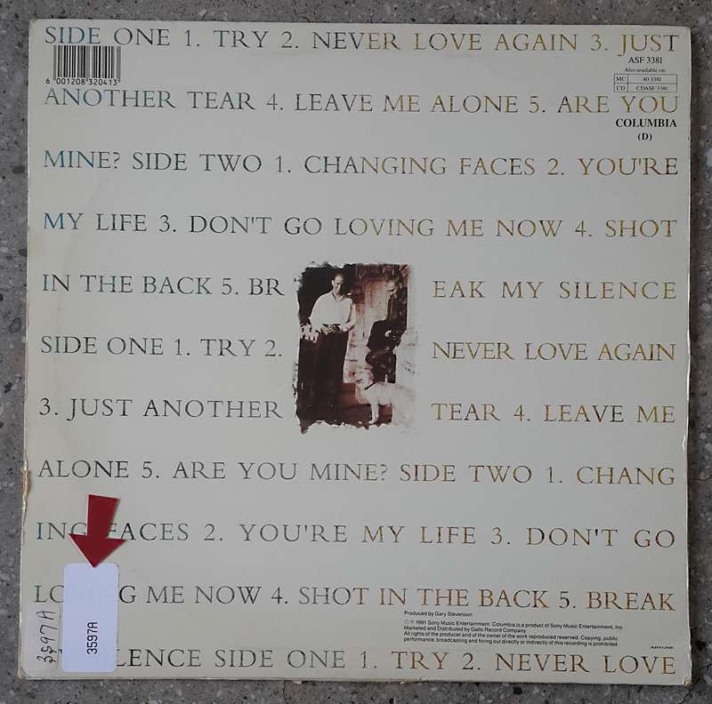 BROS - CHANGING FACES Vinyl, LP, Album Country: South Africa Released: 1991