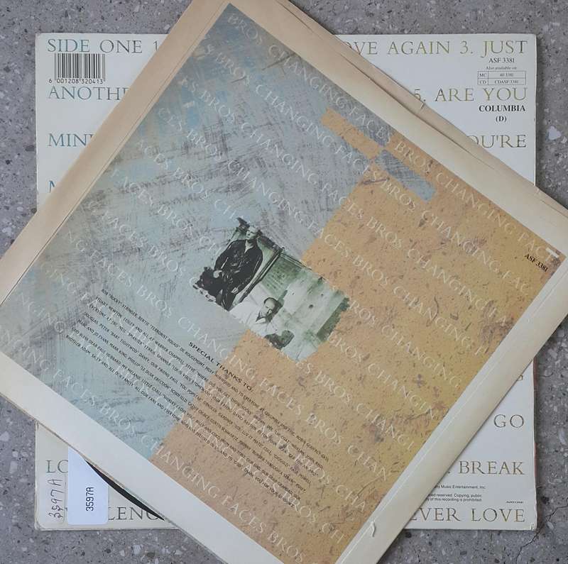 BROS - CHANGING FACES Vinyl, LP, Album Country: South Africa Released: 1991
