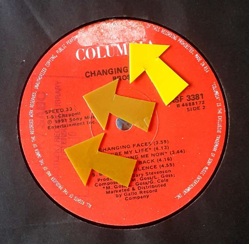 BROS - CHANGING FACES Vinyl, LP, Album Country: South Africa Released: 1991