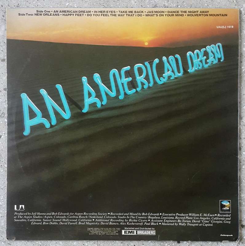 THE DIRT BAND - AN AMERICAN DREAM Vinyl, LP, Album Country: South Africa Released: 1979