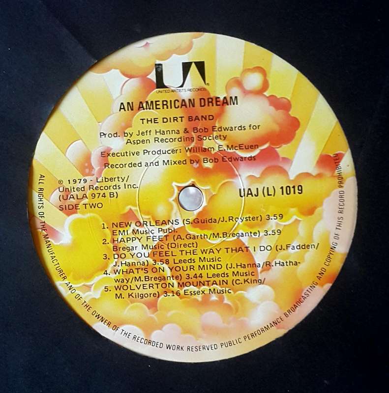 THE DIRT BAND - AN AMERICAN DREAM Vinyl, LP, Album Country: South Africa Released: 1979