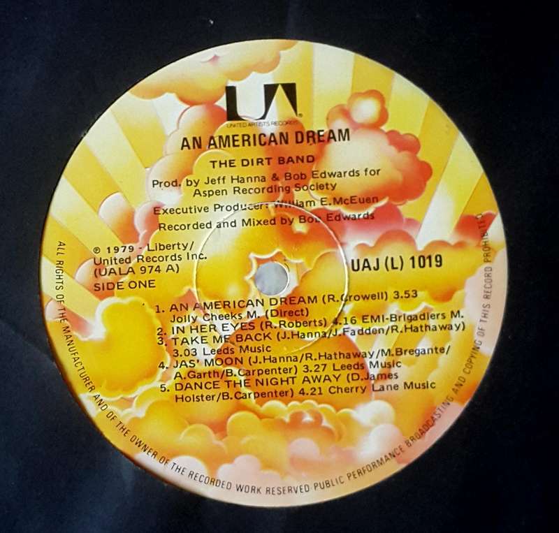 THE DIRT BAND - AN AMERICAN DREAM Vinyl, LP, Album Country: South Africa Released: 1979