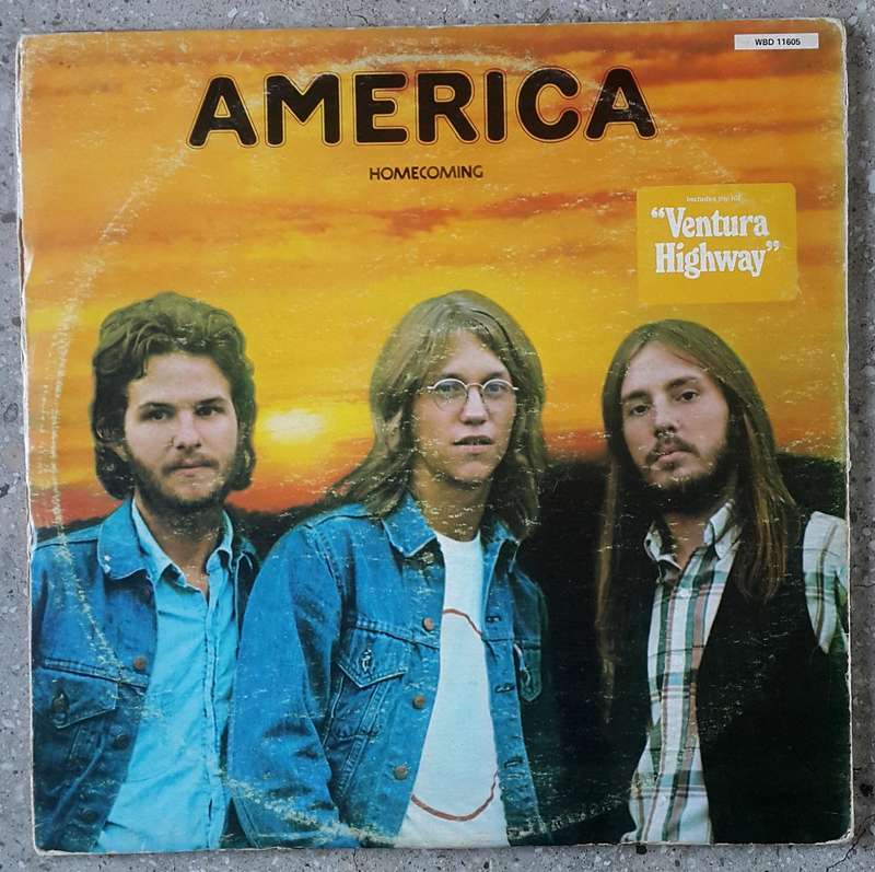 AMERICA - AMERICA/HOMECOMING 2 x Vinyl, LP, Comp.  Gatefold Country: South Africa Released: 1972