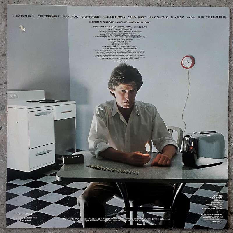 DON HENLEY - I CAN'T STAND STILL Vinyl, LP, Album, Stereo Country: South Africa Released: 1982