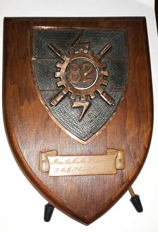 SADF 82 Technical Stores Depot Plaque