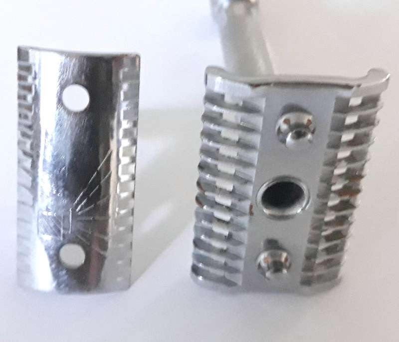 Vintage 1930s Eclipse Red Ring Safety Razor