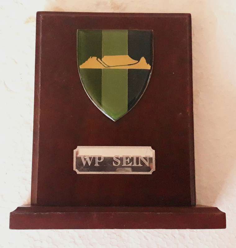 SADF Western Province Command Signals Desk Plaque