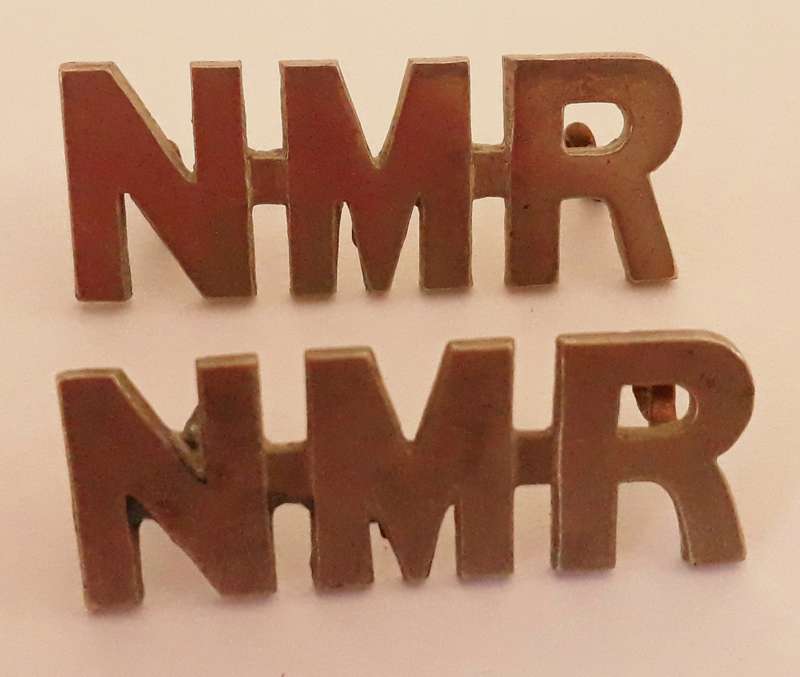 UDF Natal Mounted Rifles Shoulder Title Pair