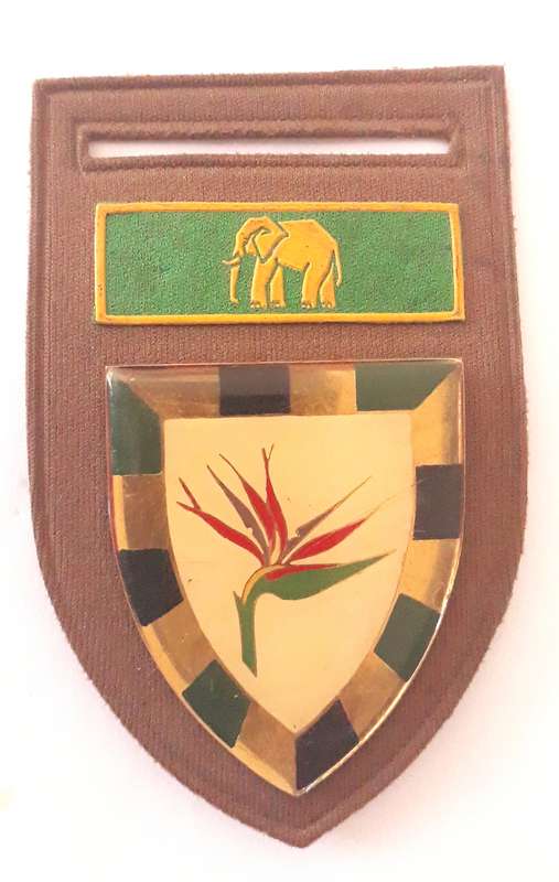 SADF 6th South African Infantry Shoulder Flash With Eastern Province Command Bar