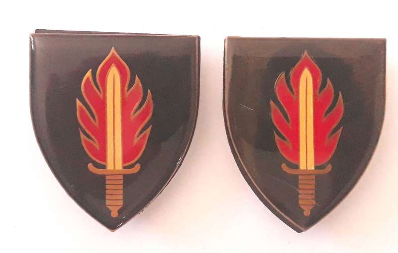 SADF Intelligence School Shoulder Flash Pair
