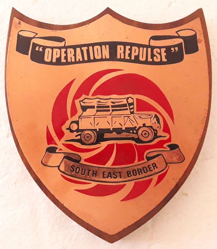 Vintage Rhodesian Operation Repulse Plaque