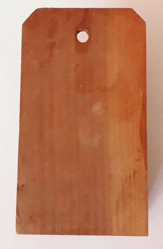 Vintage Wall Hanging Wooden Razor Holder with Used Blade Disposal Slot