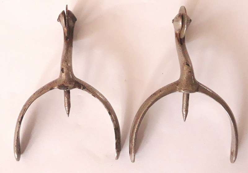 Vintage Swan Neck Horse Rider's Spurs