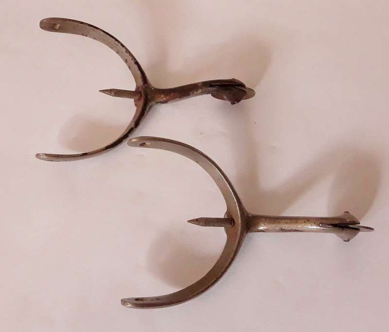 Vintage Swan Neck Horse Rider's Spurs