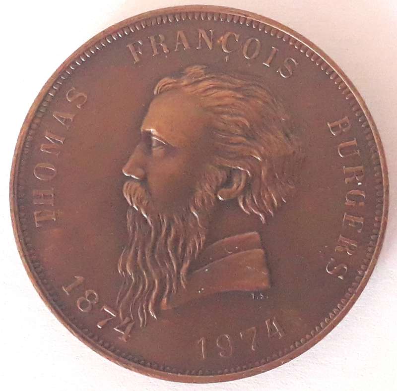 1974 Transvaal Numismatic Society 5th National Convention Bronze Medallion