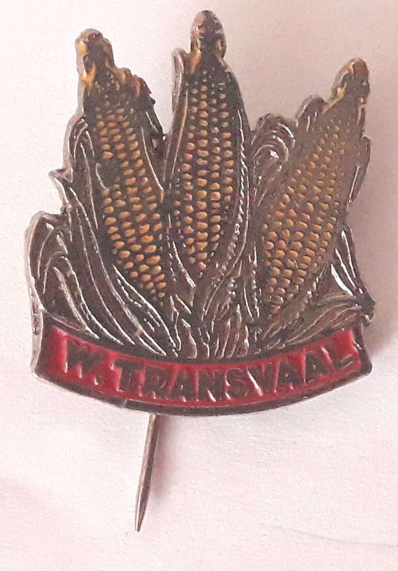 Vintage South African Rugby Western Transvaal Pin Badge