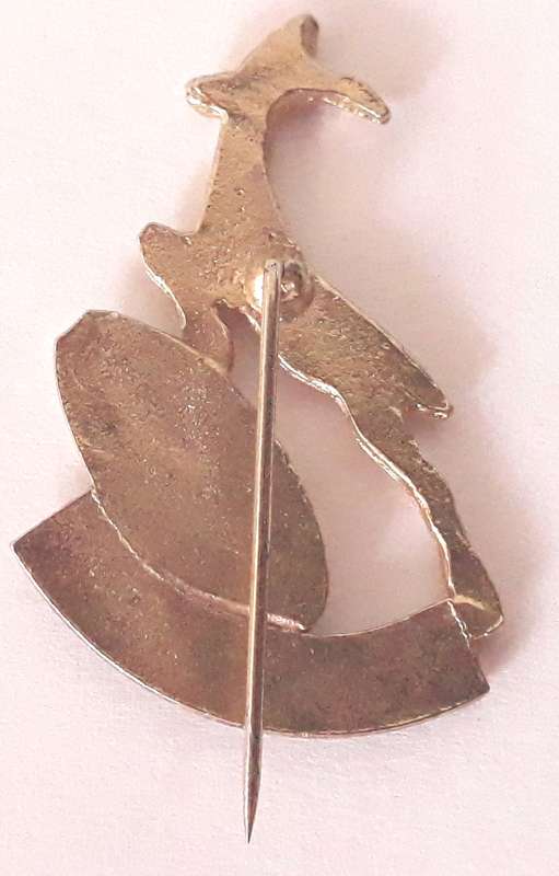 Vintage South African Rugby Springbok Tour Pin Badge