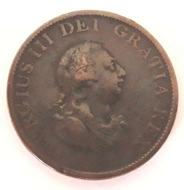 British 1799 Half Penny