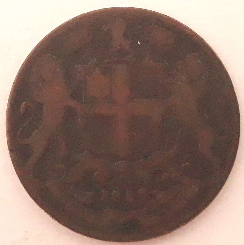 British East India Company 1858 Quarter Anna