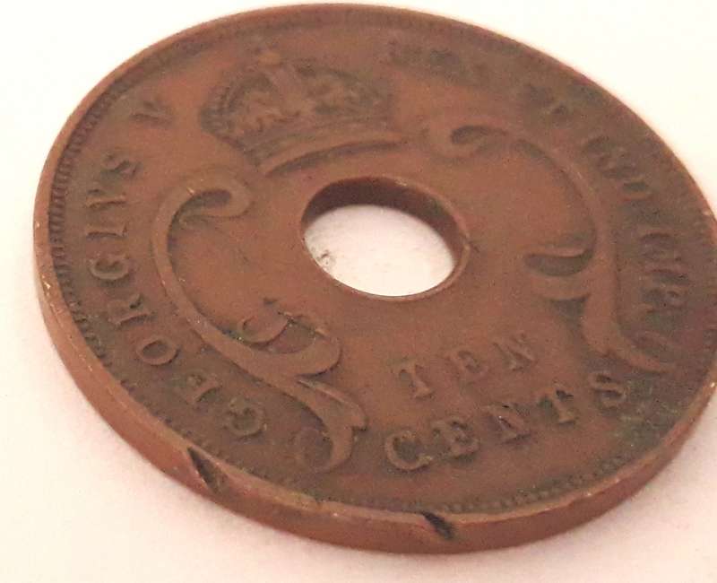 British East Africa 1927 10 and 1925 5 cent Coins