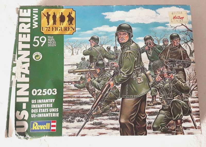 Revell 02503 World War Two American Infantry Figures
