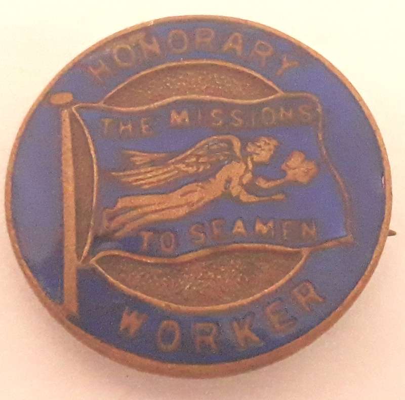 Vintage Honorary Workers The Missions To Seamen Pin Badge