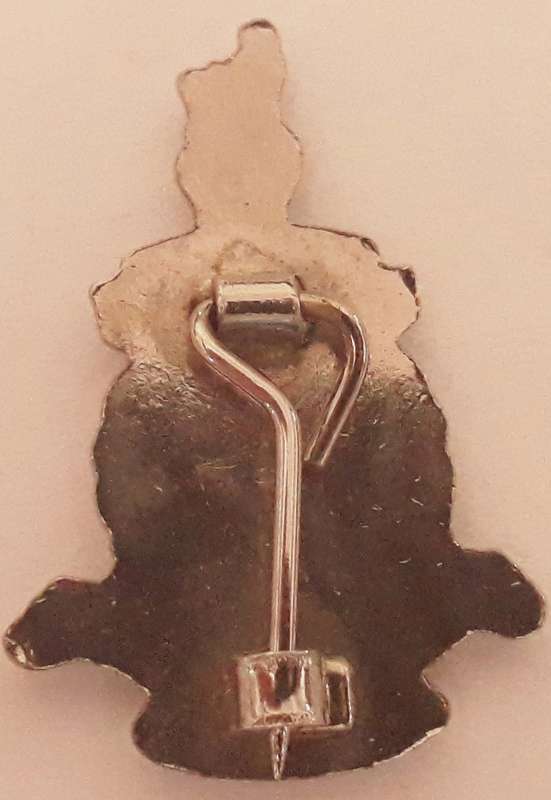 Vintage British Royal Marines Band Service Pin Badge