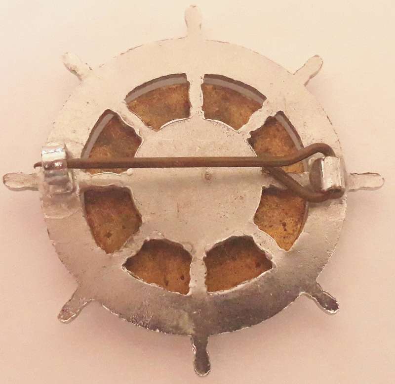 Vintage M.S. Pendennis Castle Liner Badge